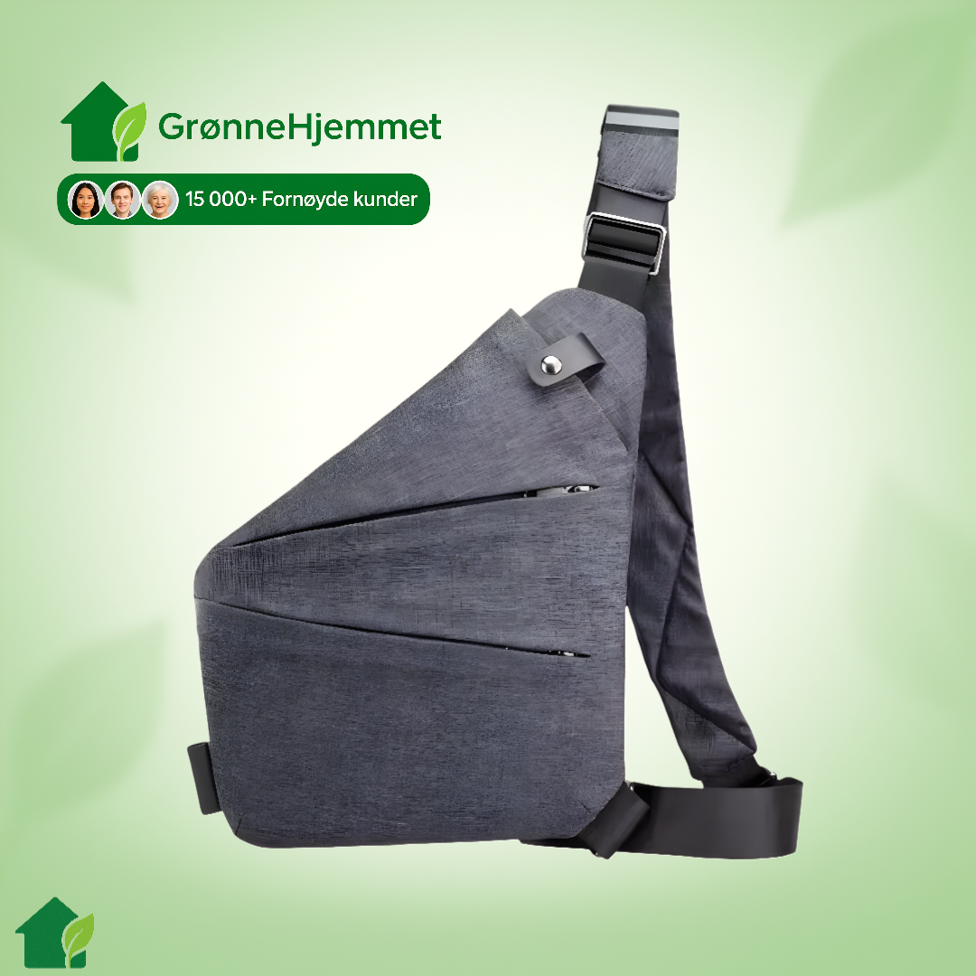 StrideSafe™ multifunktionel tyverisikret crossbody-taske