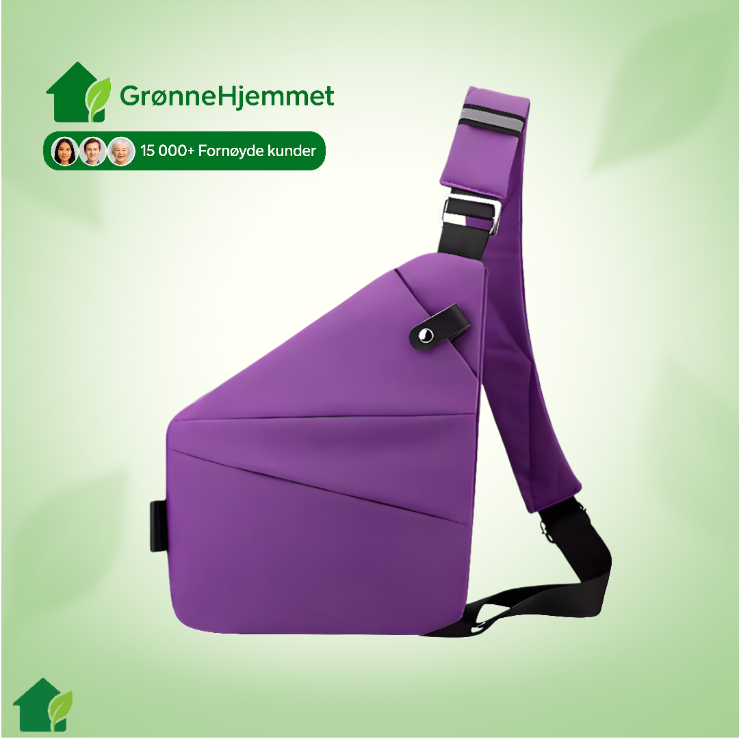 StrideSafe™ multifunktionel tyverisikret crossbody-taske