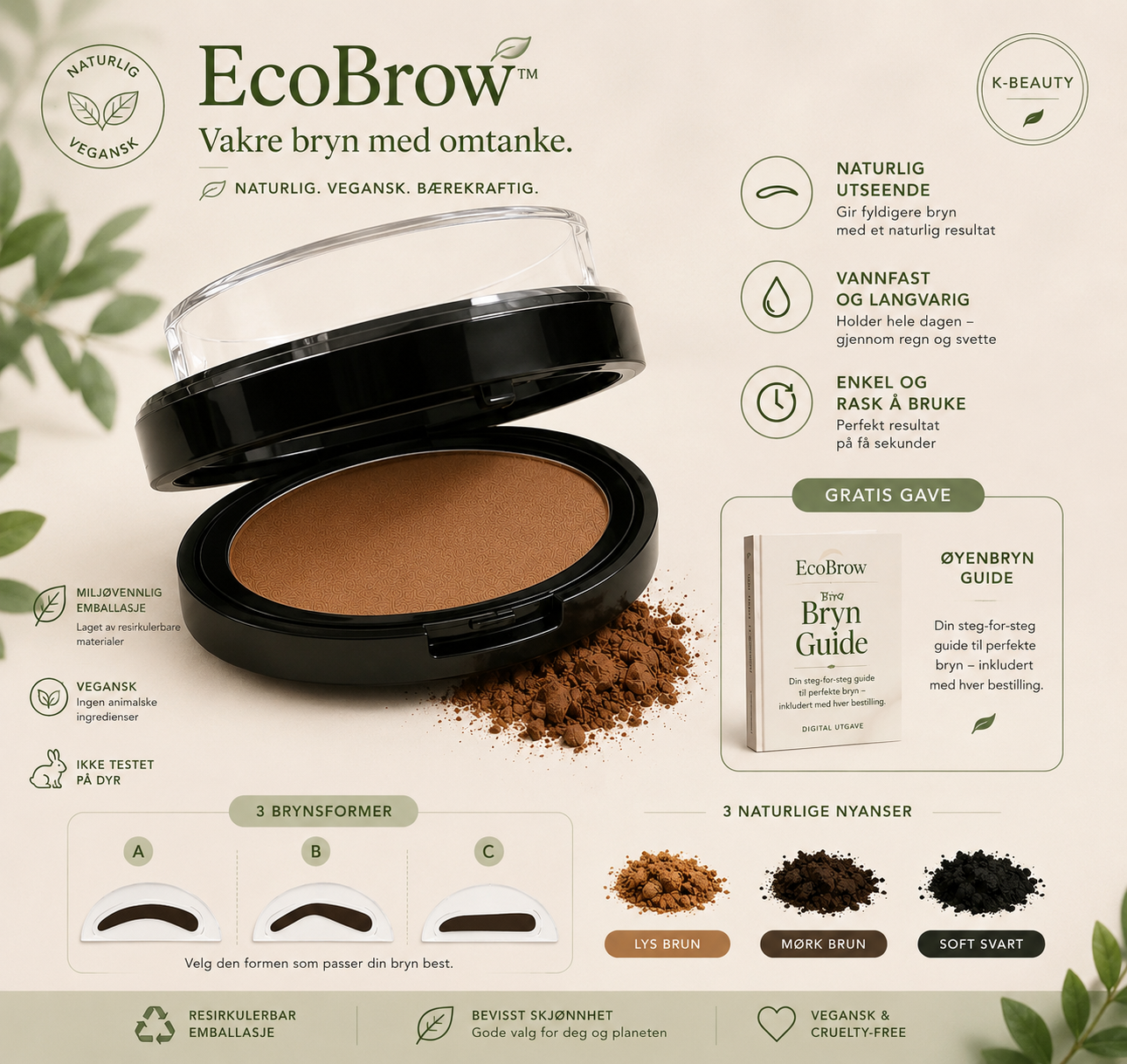 EcoBrow™ - Vakre bryn med omtanke.