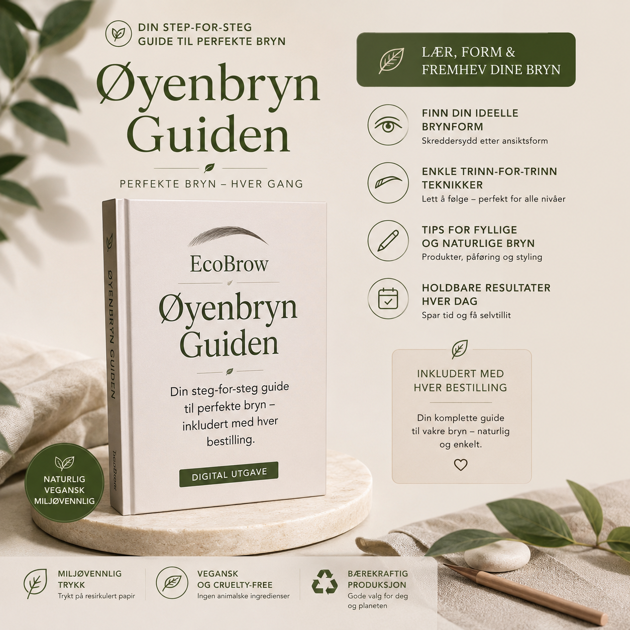 Øyenbryn Guiden - Din steg-for-steg guide til perfekte bryn.