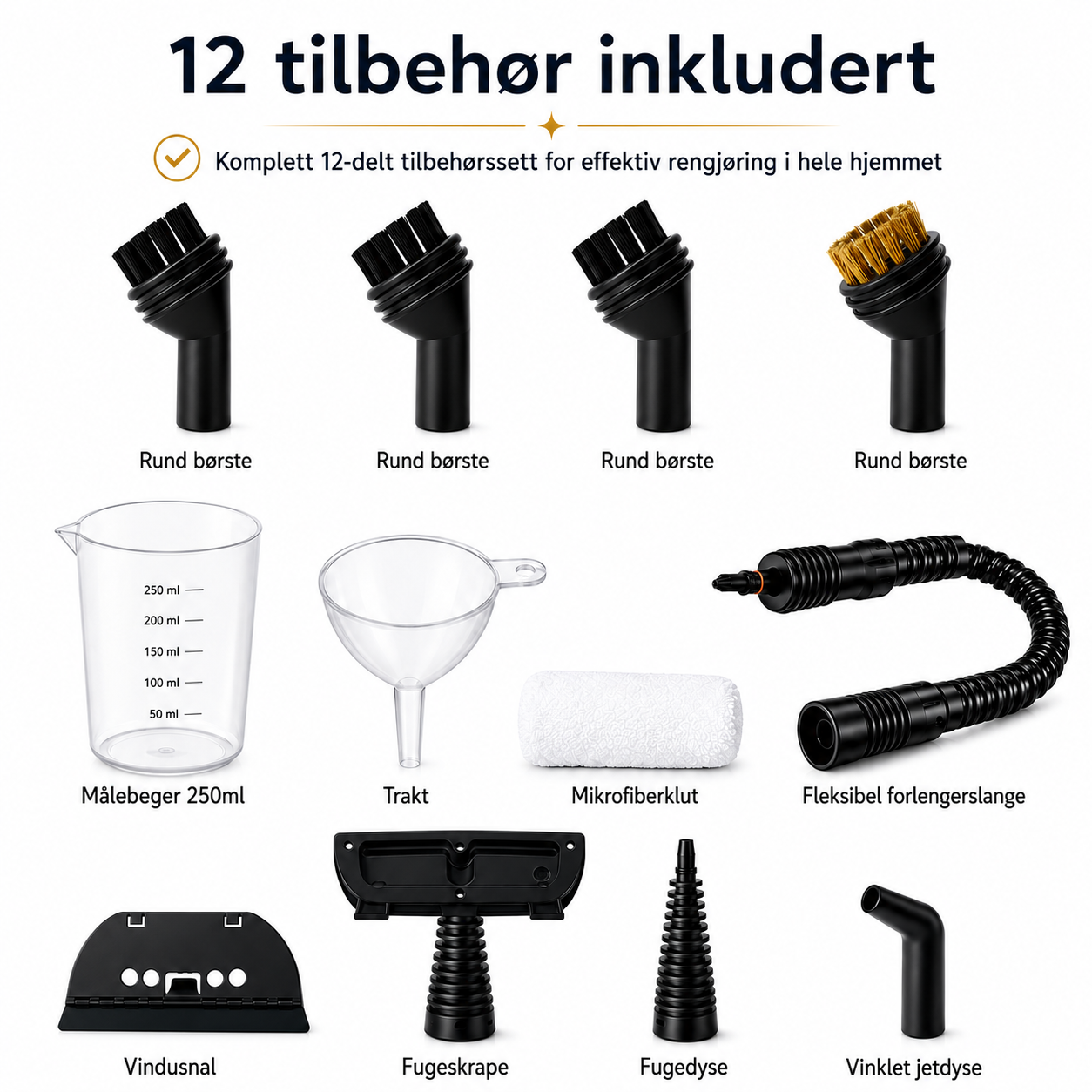 NordicSteam Pro™ - Gør dit hjem renere på ingen tid.