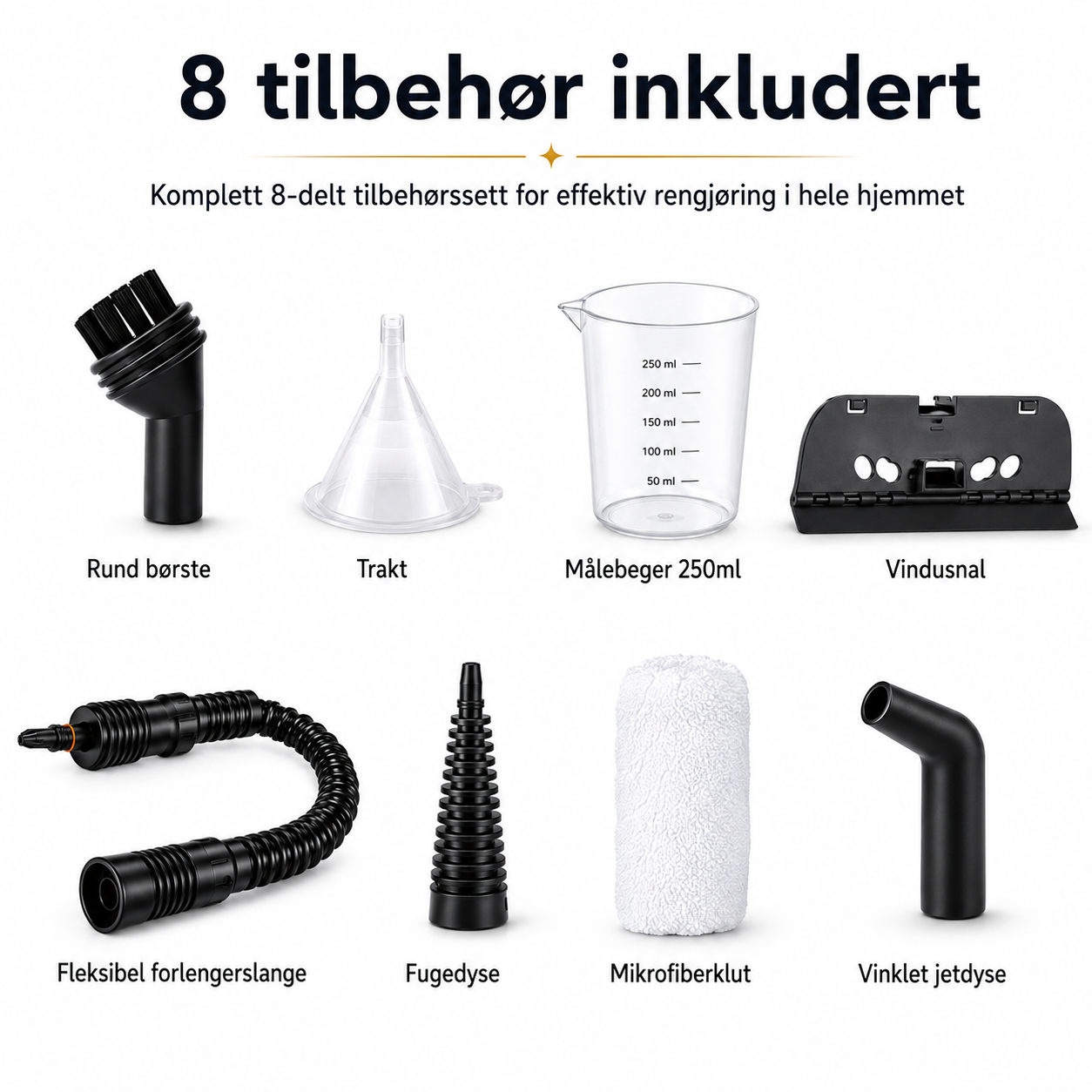 NordicSteam Pro™ - Gør dit hjem renere på ingen tid.